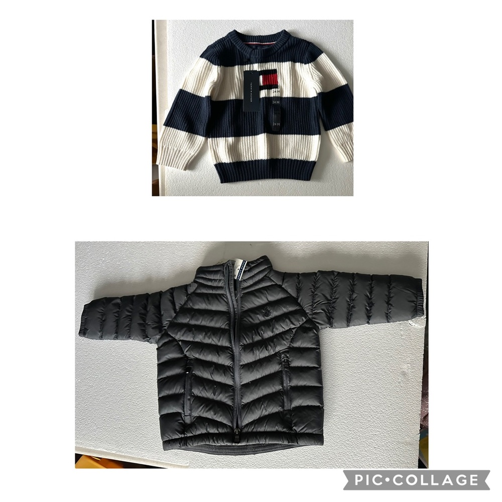 Tommy Hilfiger Sweater.. and Ralph Lauren jacket bot new whit tags
